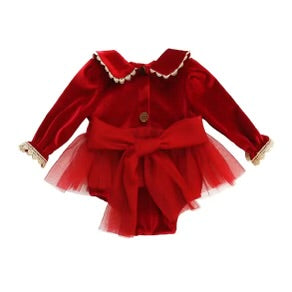 Noella tutu tie back romper