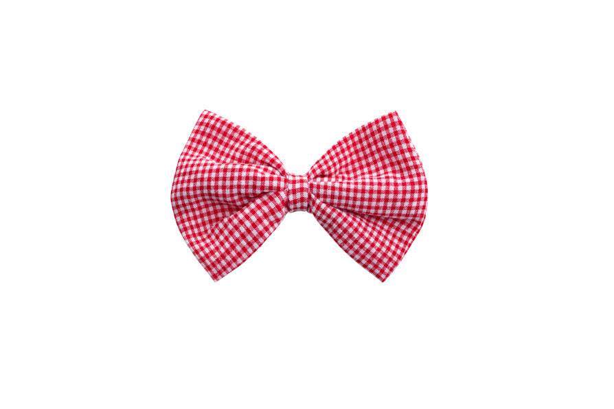 Red gingham hair accessory (PRE ORDER)