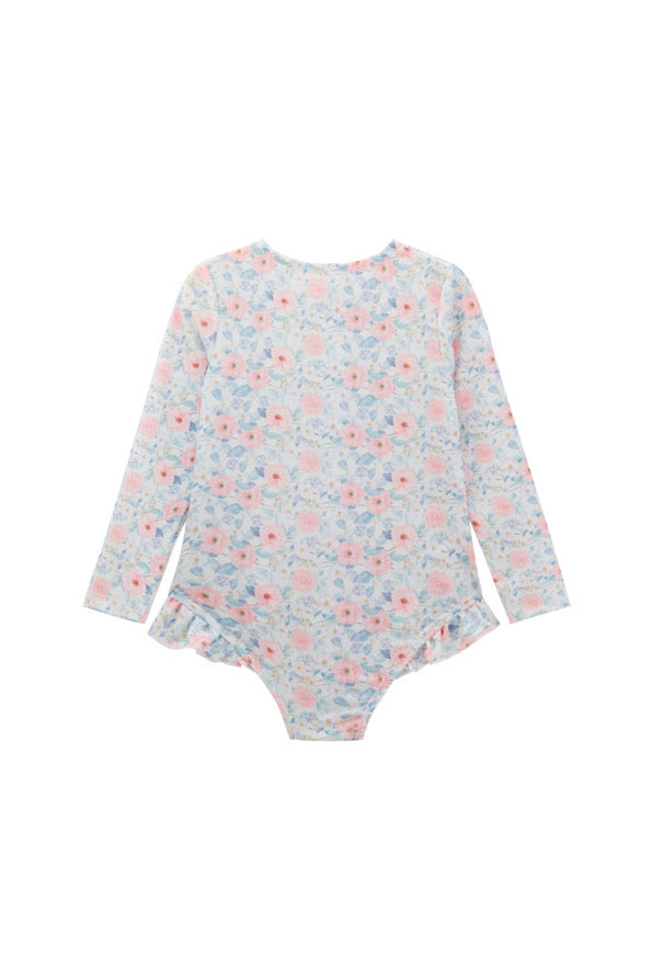 Frilly dolly sun-safe swimming costume
