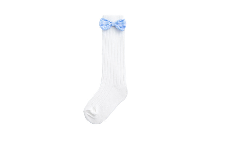 Matching bow socks s/24