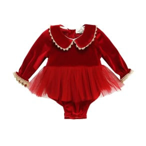 Noella tutu tie back romper