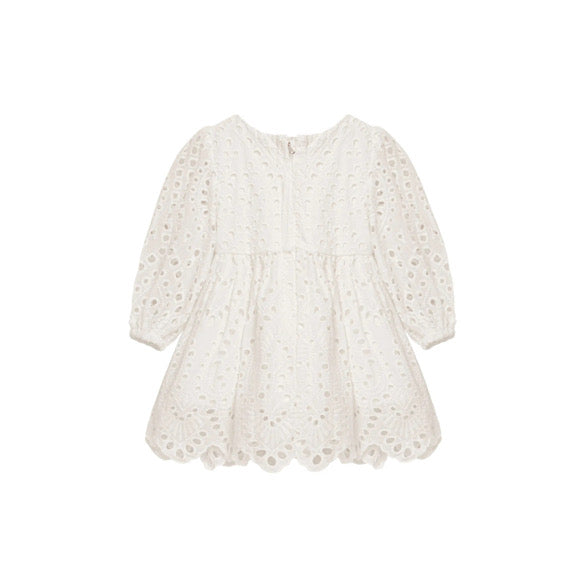 White snow Anglaise dress