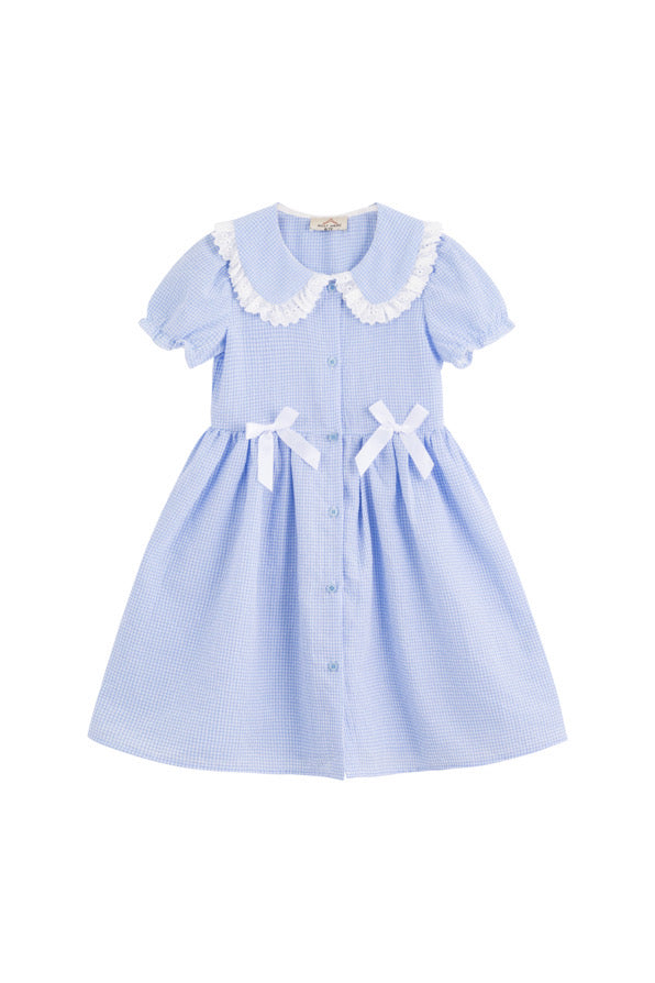 Blue gingham school dress (PRE ORDER ONLY)