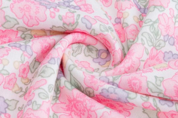 Pastel pink floral cycling sets